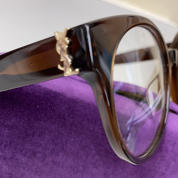 Yves Saint Laurent Logo Oversized Eyeglasses - Picture 2 of 9
